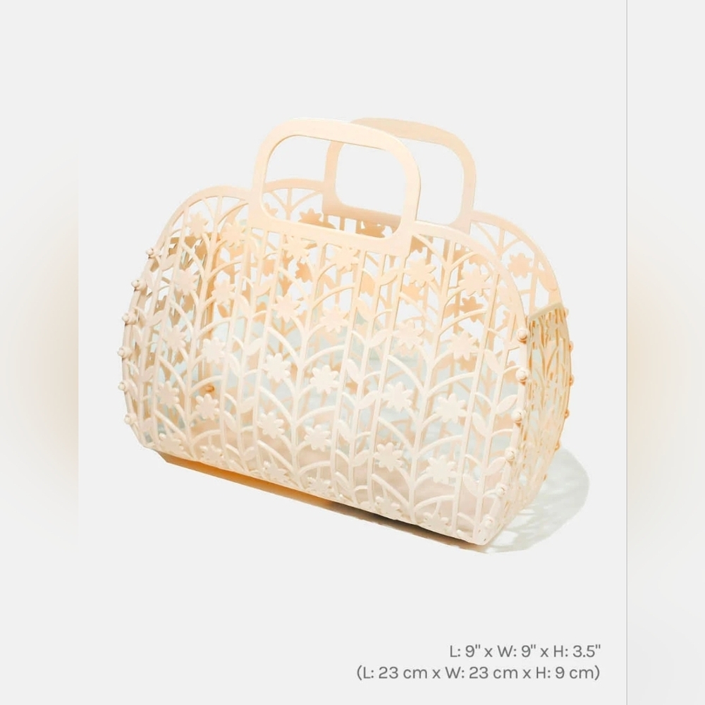 Retro Jelly Bag / Purse in Beige BNIB